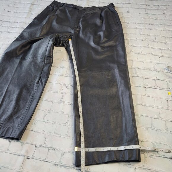 Burdines Contemporary Shop genuine leather pants size 36 - Picture 5 of 13